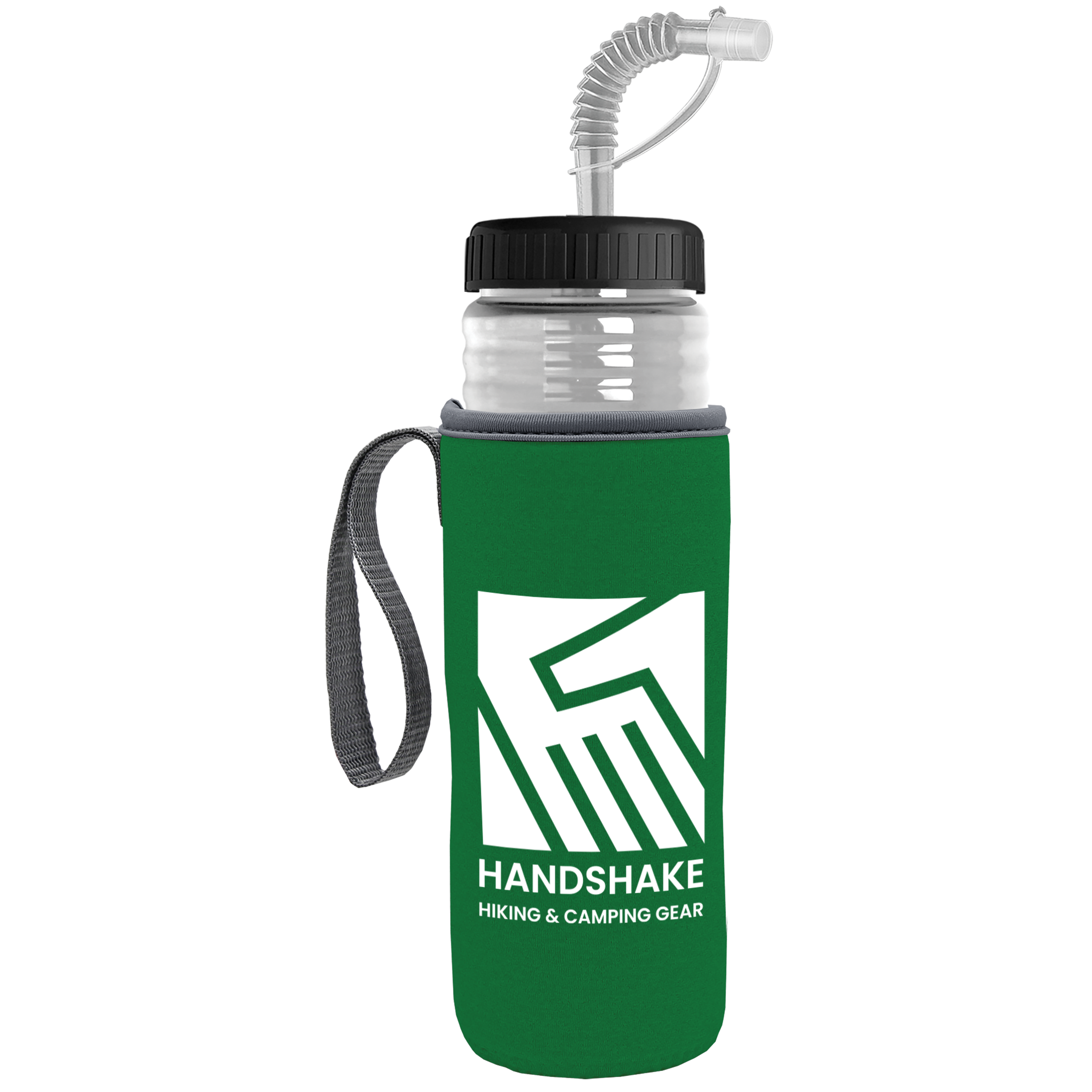 Lifeguard Bottle with Straw Lid and Insulated Caddy - 24 oz.